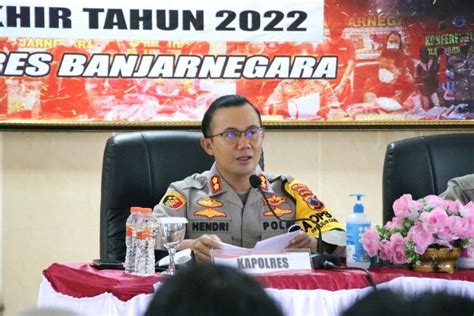 Sepanjang Tahun 2022 Polres Banjarnegara Ungkap 104 Kasus Kejahatan