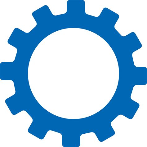 Blue Gear Png Clip Art Myfreedrawings