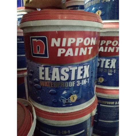 Jual Nippon Paint Elastex Waterproof In Kg Shopee Indonesia