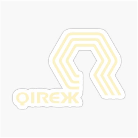 Wipeout Original Qirex Team Negative Logo Sticker By Fennecfoxca