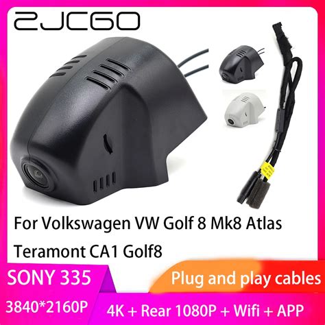 Zjcgo Plug And Play Dvr Dash Cam K P Video Recorder For Volkswagen