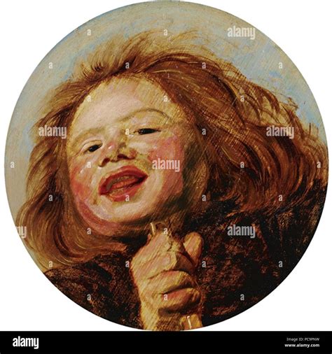 After Frans Hals - laughing boy with a whistle Stock Photo - Alamy