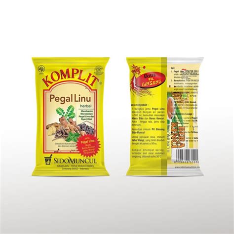 Jual Sidomuncul Jamu Komplit Pegal Linu 20 Sachet Pegelinu Pegel Linu