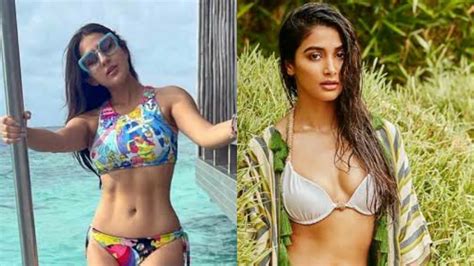 Sensational Pics Pooja Hegdes Bikini Looks