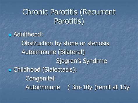 Head And Neck. Swellings In Parotid Region Acute: Acute: SC tissue ...