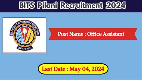 BITS Pilani Recruitment 2024 Check Posts Qualification And How To