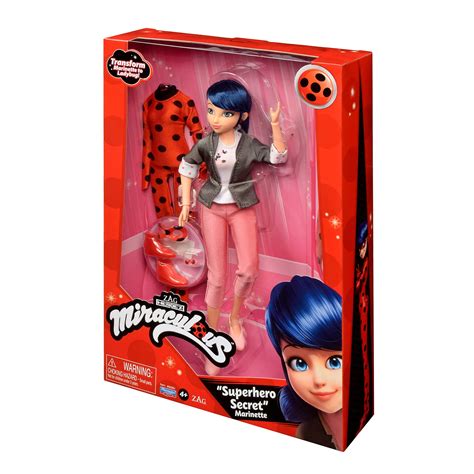 Miraculous Tales Of Ladybug And Cat Noir Marinette To Ladybug Secret Superhero Fashion Doll