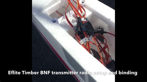 Bind Timber Bnf Rc Airplane And Radio Setup And Binding Youtube