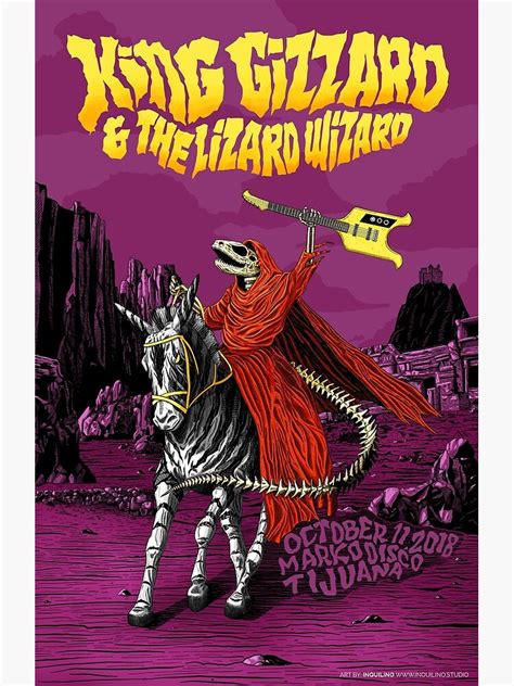 "King Gizzard & The Lizard Wizard Fan made Art" Poster for Sale by ...