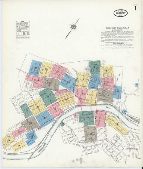 Image Of Sanborn Fire Insurance Map From Fairmont Marion County