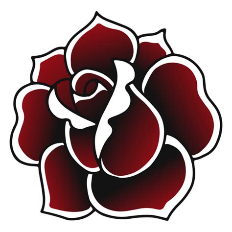 Red Rose Tattoo Design