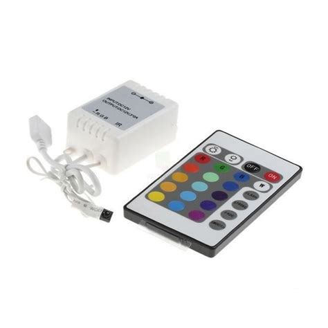 Contr Leur Ruban Led Rgb V Dimmable Par T L Commande Ir Touches