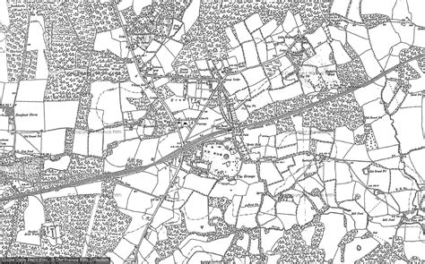 Historic Ordnance Survey Map Of Crawley Down 1909 1910