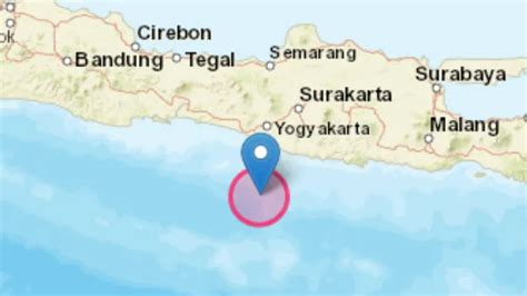 Gempa Magnitudo Guncang Yogyakarta Malam Ini Berpusat Di Zona