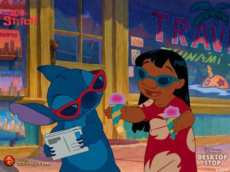 Walt Disney Lilo & Stitch Animated Cartoon Characters Pictures