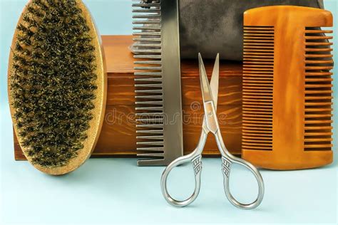 Professional Set Of Different Hairdresser Tool Kit Hairdressing