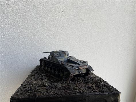 My Pzkw ii, my favourite tank. Very happy with how it came out, as this ...