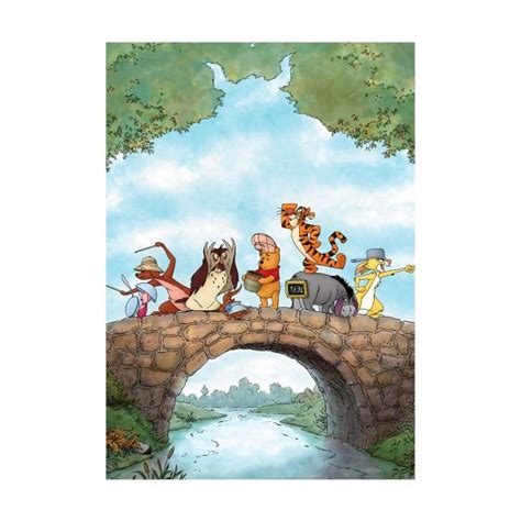 On The Bridge Winnie The Pooh A Poster Shop Today Get It Tomorrow