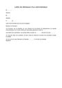 Lettre de démission d un administrateur DOC PDF page 1 sur 1