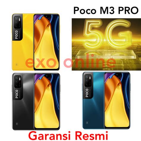 Jual Poco M3 Pro 5G 6/128 Garansi Resmi Xiaomi RAM 6GB 128GB 4GB 64GB 4 ...