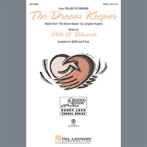 The Dream Keeper From Trilogy Of Dreams Sheet Music By Rollo Dilworth Satb Choir Download