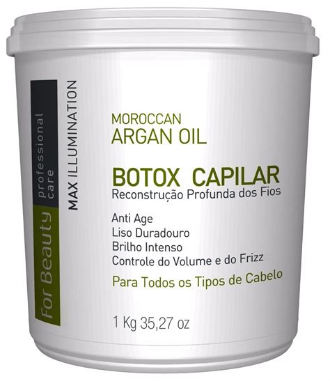 Botox Capilar Max Illumination Original Brinde M Scara Argan R