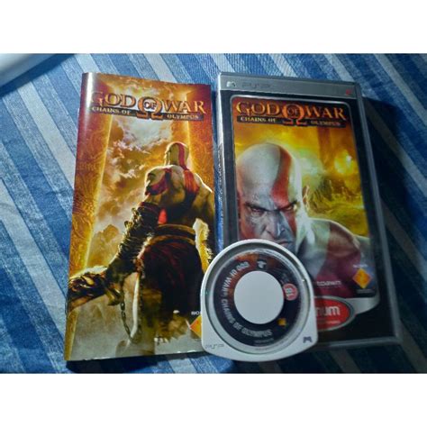 Jogo Psp Umd God Of War Chains Of Olympus Completo Impec Vel Shopee