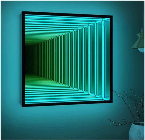 Swtchblade Tunnel Lamp 3d Mirror Wall Hanging Lights 3d Infinity Mirror