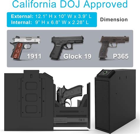 Biometric Slider Gun Safe Review Car Gun Safe