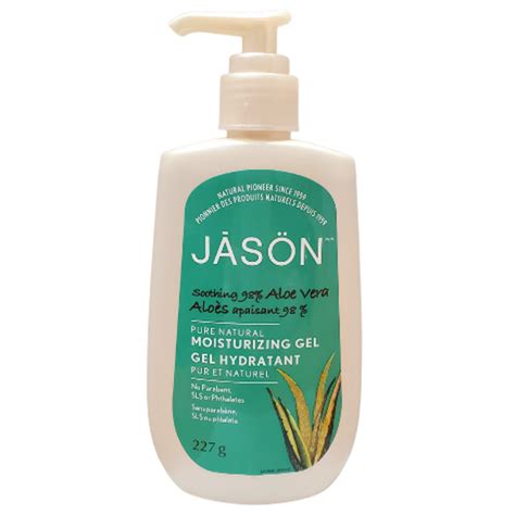 Jason Soothing 98 Aloe Vera Pure Natural Moisturizing Gel 227 Grams