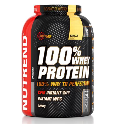 Whey Prot Ine Whey Protein Nutrend Vanille Pot De G