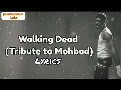 Mohbad - Walking Dead Lyrics ( Tribute to Mohbad ) - YouTube