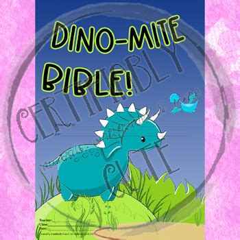 Dino Mite Bible By Certifiably Cute TPT