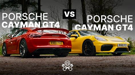 Porsche Cayman Gt Vs Porsche Cayman Gt Pistonheads Youtube