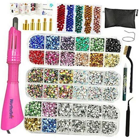 Hotfix Applicator Rhinestones Setter Wand Tool Hot Fixed Bedazzler