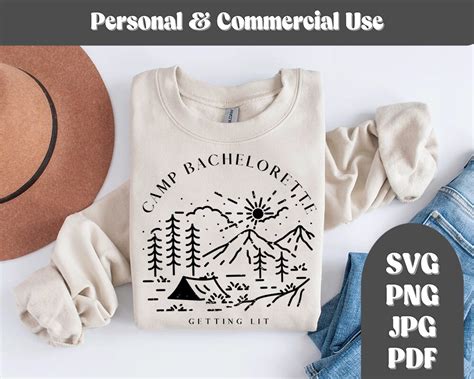 Camp Bachelorette Shirts SVG Bundle Bridal Party Svg Camp Etsy Australia