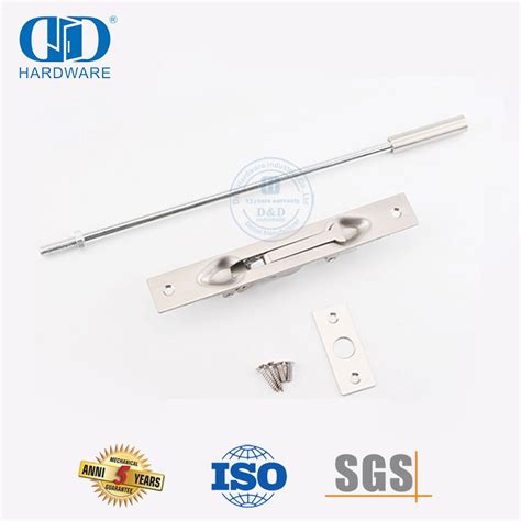 Stainless Steel 304 Metal Door Hardware Flush Extension Rod Bolt