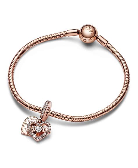 Pandora Cubic Zirconia Heart Mum Dangle Charm Macys
