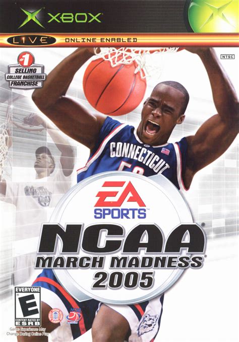 NCAA March Madness 2005 2004 Xbox Box Cover Art MobyGames