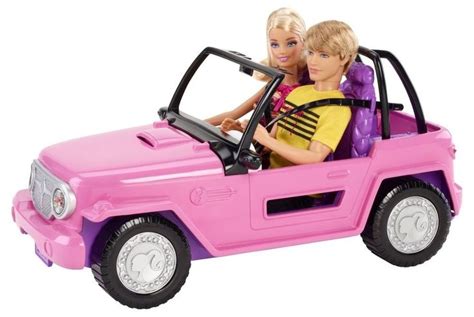 Barbie And Ken Pink Jeep Beach Cruiser Holiday Barbie Dolls Barbie