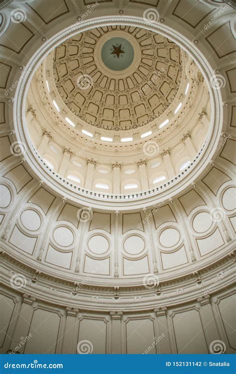 Texas State Capitol Building`s Dome Stock Photo - Image of city ...