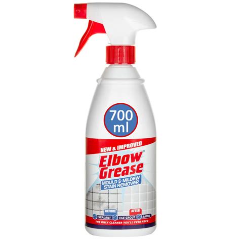 Elbow Grease Mould And Mildew Stain Remover 700ml Bandj Supplies