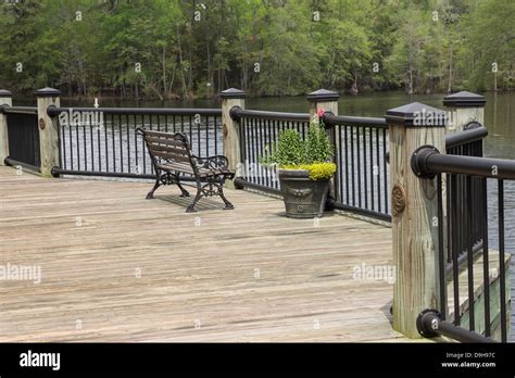 Waccamaw River Historic Warehouse District In Conway Sc Usa Stock