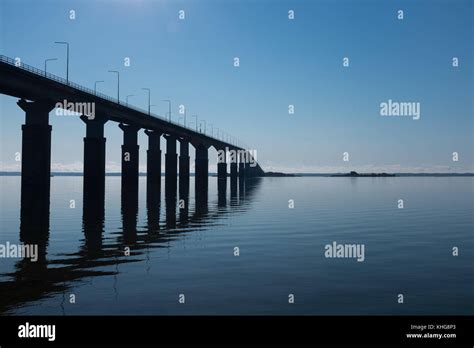 One Of Europes Longest Bridges Connecting The Island Öland With The