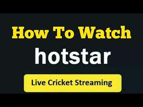 How To Watch Match Live On Hotstar Flash Sales