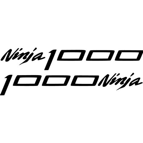 Kawasaki Ninja 1000 Die Cut Style 2 Stickers Decals Decalshouse