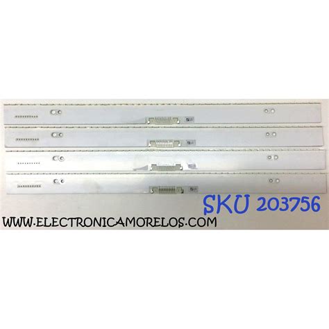 KIT DE LEDS PARA TV SAMSUNG 4 PIEZAS NUMERO DE PARTE BN96 30666A