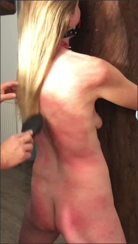 VIP Many Vids SD Painslut Sex Slave Is Tied Spanked Caned Severely Marked By Her Master