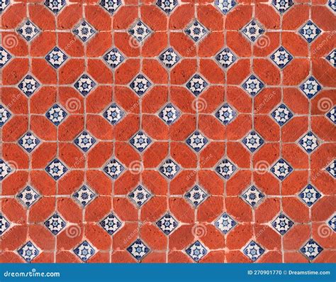 Talavera Poblana Vector Seamless Pattern Inspired By Traditional