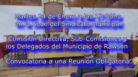 Informa el SUOEM Convocatoria a una reunión obligatoria para el día